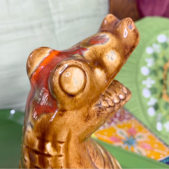 70s Dripglaze Crocodile Bank - Picture 9 of 10